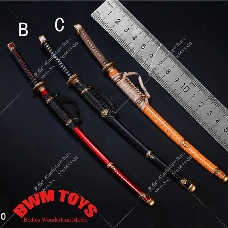 

Аксессуары для кукол LS2022-10 1/6, коллекционная японская модель оружия воина, самурайского меча, ножа, игрушки для экшн-фигурки 12 дюймов