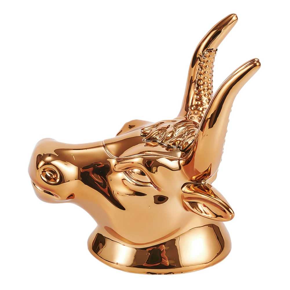 

Вешалка для гитары, настенная вешалка, запчасти, золотые аксессуары, искусственная головка быка для укулеле, универсальный держатель для инструмента