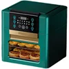 Air Fryer Oil-Free Household Intelligent 12L Large-Capacity Multi-Function Electric Fryer Oven Led Touch Screen Fryer 110V/220V 3