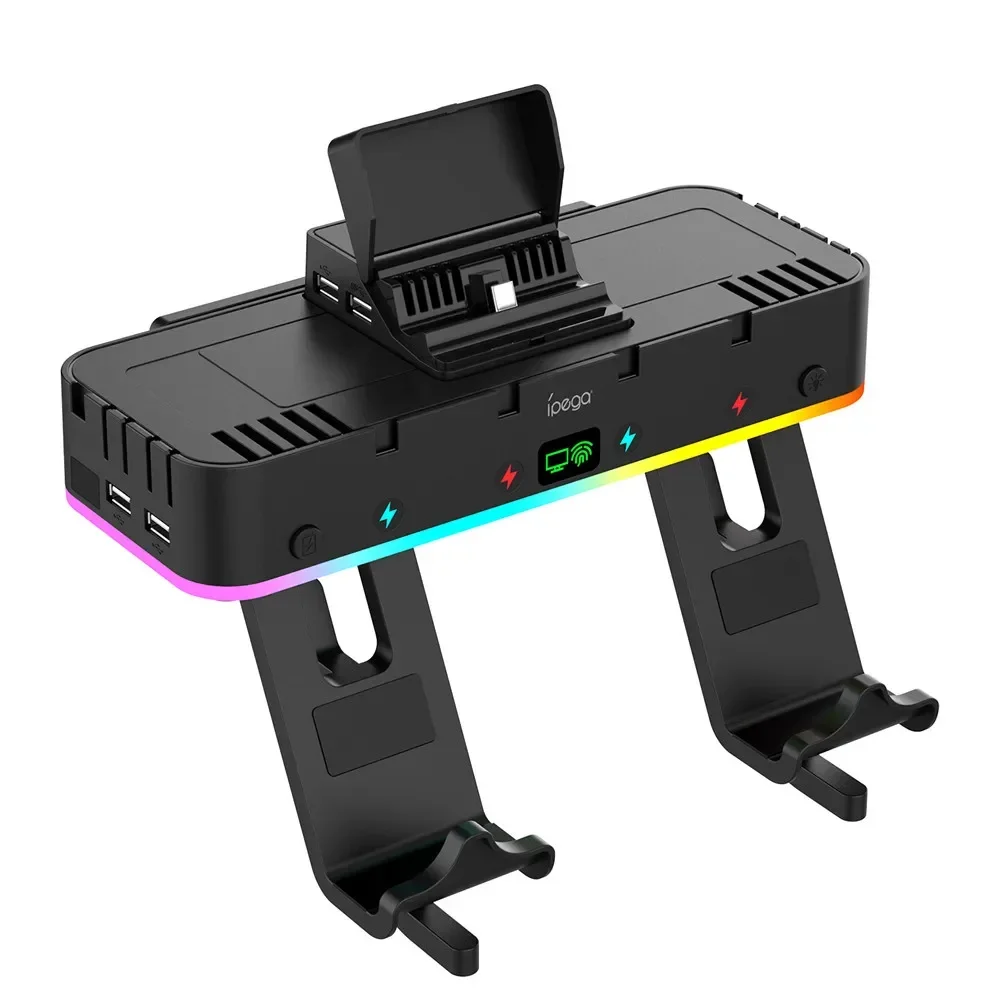 PG-SW109 스위치 OLED 호스트 다기능 RGB 벽걸이 충전, 독 스크린 프로젝션, NS 핸들 시트 충전