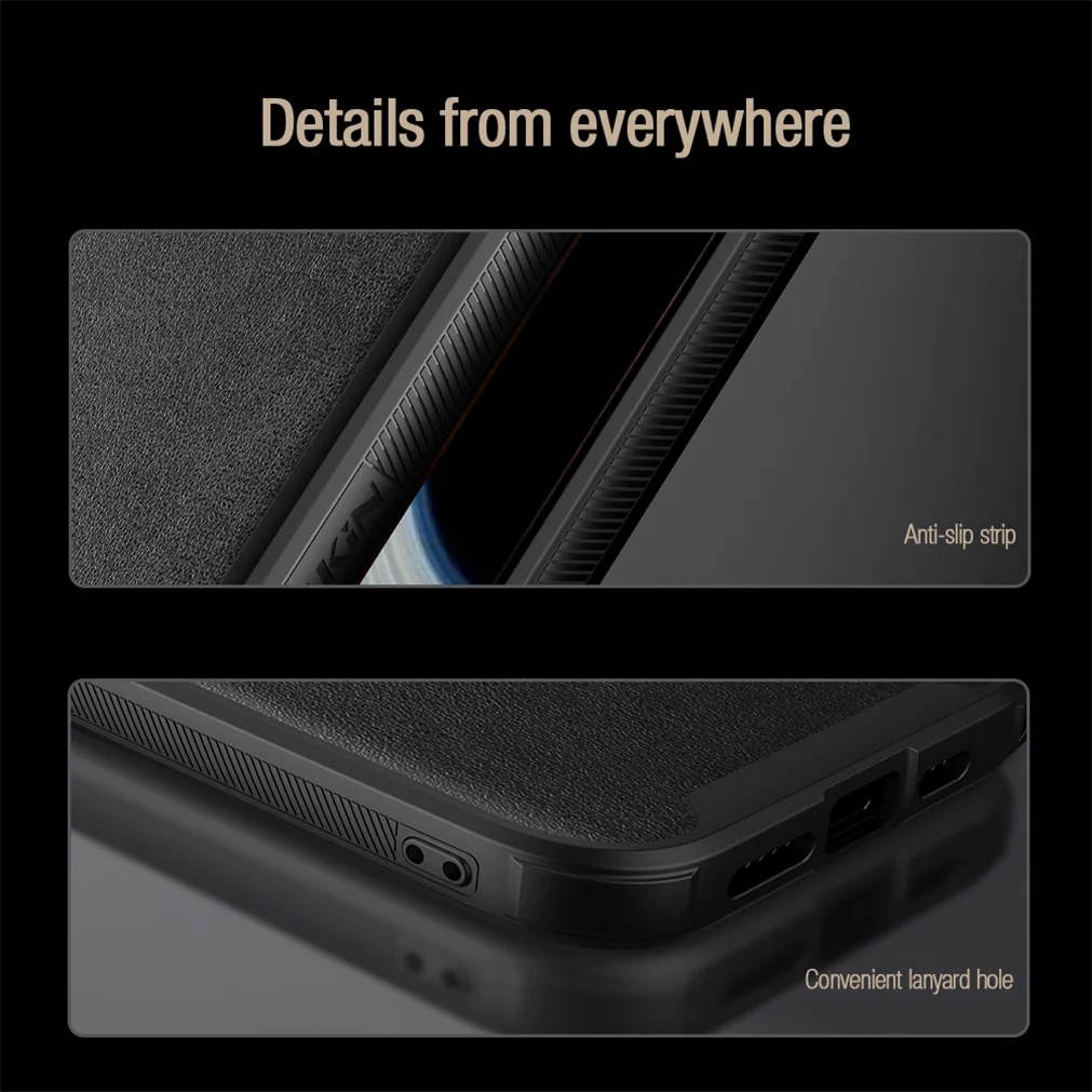 For Xiaomi 12T Pro Case NILLKIN CamShield Leather Case Luxury Elegant Slide Camera Lens Spring Cover For Xiaomi Mi 12T Bumper 6