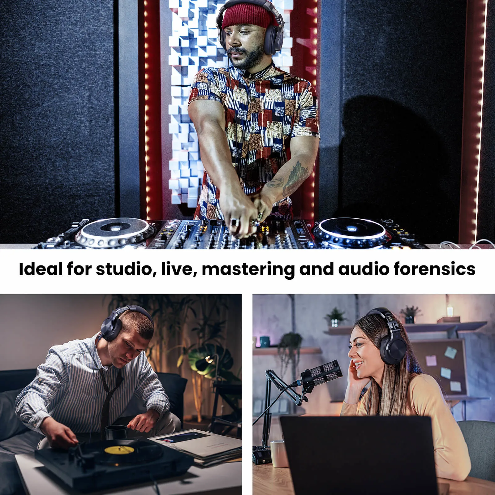 Oneodio A71 Wired Headphones With Mic Over Ear Stereo Hi-Res Headset For Computer Phone Studio Headphone For Recording Monitor,wired earphones