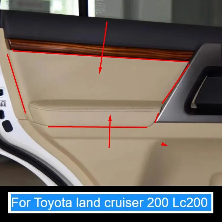 Protege El Interior De Tu Land Cruiser LC200: Cubierta Reposabrazos Acero Negro Titanio (puerta)