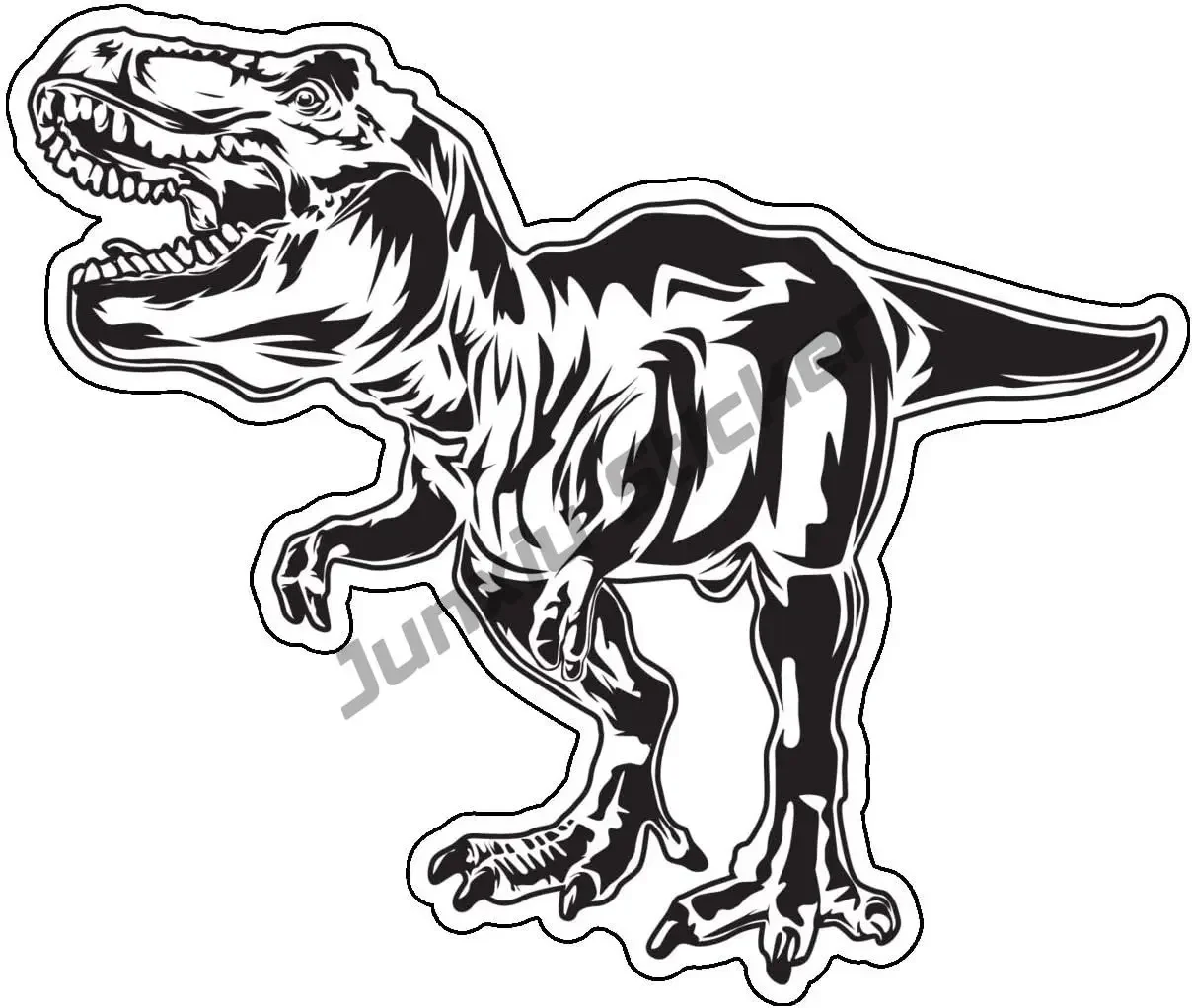 Calcomanía De Pared De Dinosaurio, Calcomanía De Vinilo Personalizada Con Nombre De T-Rex, Calcomanías De Tiranosaurio Rex, Arte De Pared, Decoración De Guardería, Calcomanías De Automóvil, Ventana
