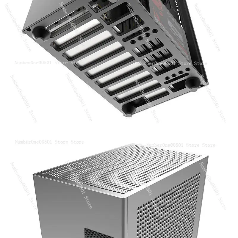 Lzmod mini F1-1U 2.0 ITX Dual-Slot Discrete Graphics Case – Compatible with Colo