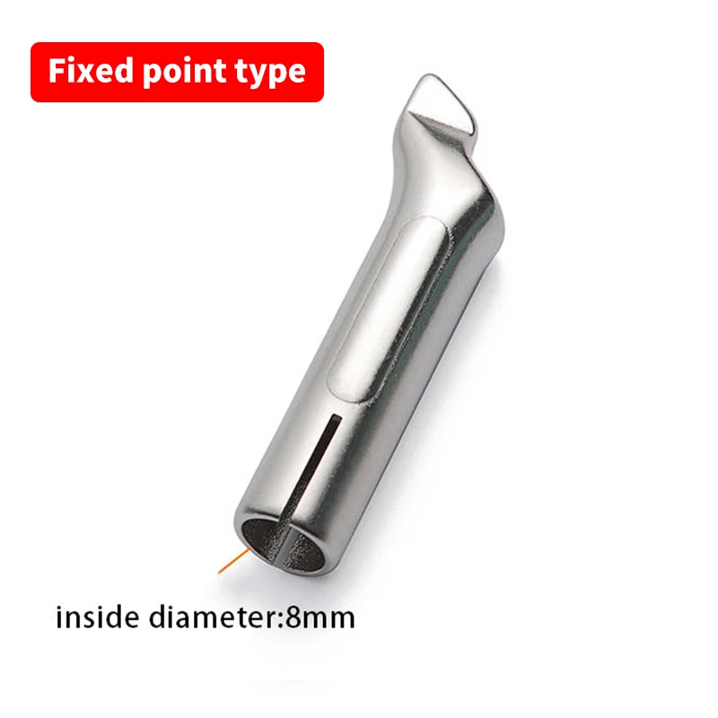4 Pcs Hot air welding torch fittings welding nozzle Stainless steel nozzle triangle fixed point round