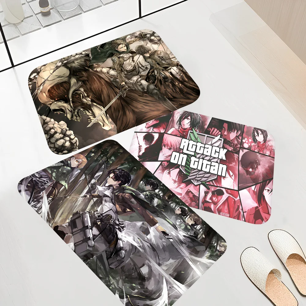 Attack On Titan Floor Carpet Nordic Style Home Doormat Bathroom-Toilet Mats Bedroom Hotel Decor Mat 3
