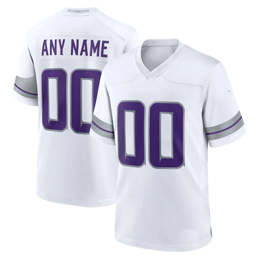 thumbnail image 1 of Camisetas de fútbol bordadas personalizadas de Minnesota para hombres, mujeres y jóvenes, camisetas de fútbol de Jefferson McCarthy Hockenson, 1 of 5