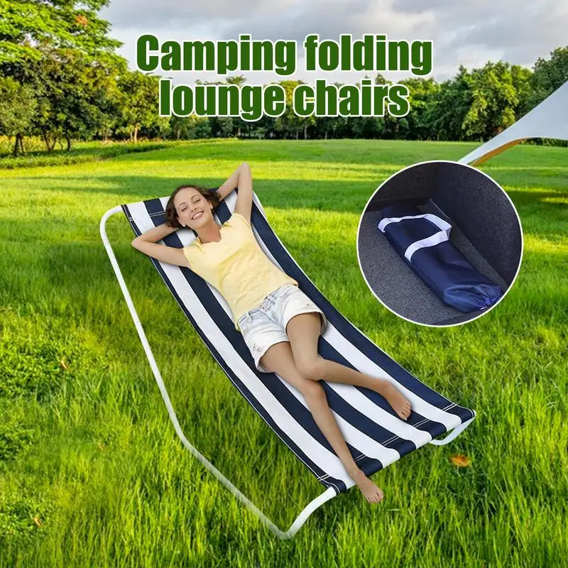 Camping Fishing Folding Chair Beach Lounge Chair Adjustable Reclining Sunbathing Lounge for Lawn camping leisure chair