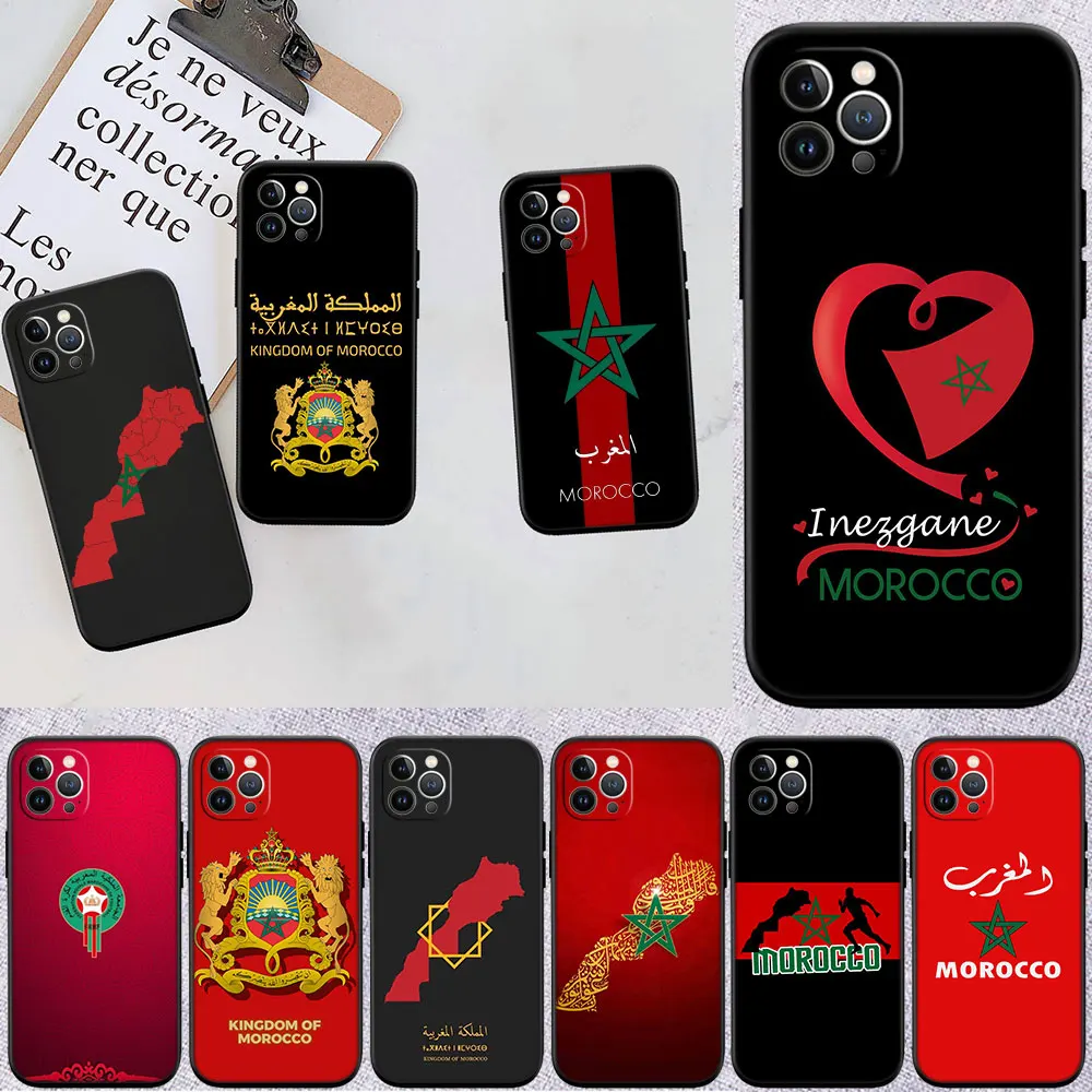 Premium Moroccan Flag Design Phone Case - High-End Protection & Style