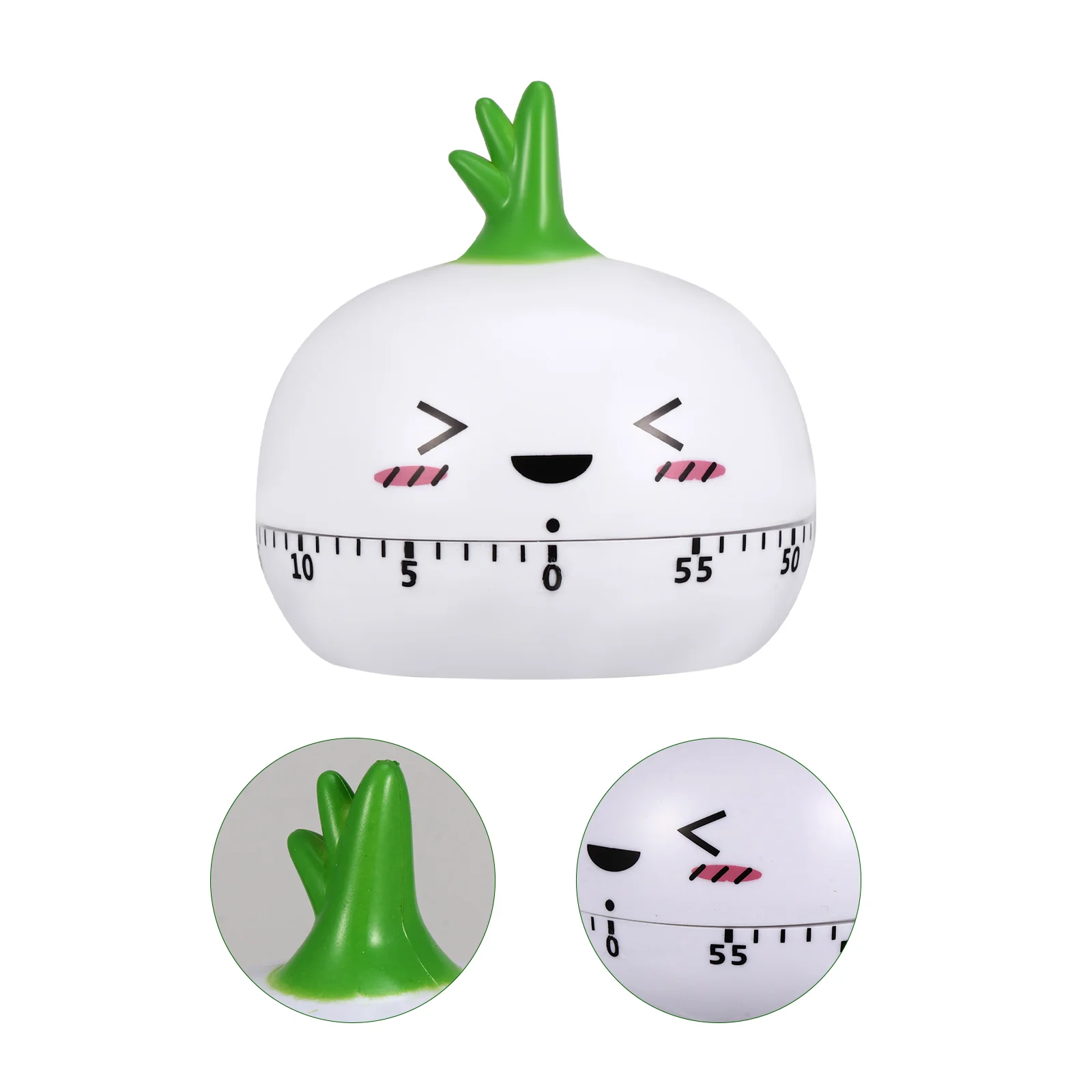 

Cartoon Onion Kitchen Timer Mechanical Wind 60 Minutes Chef Cooking Timer Clock Countdown Reminder Alarm Clock for Teaching