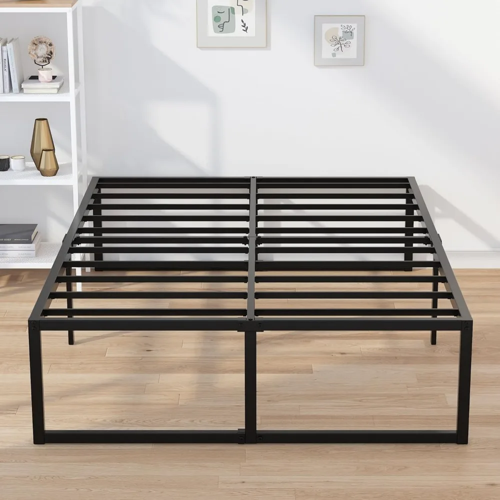 18 Inch Full Size Bed Frame Heavy Duty Metal Platform No Box Spring Needed, Easy Assembly Noise Free, Full Size Bed Frame 4