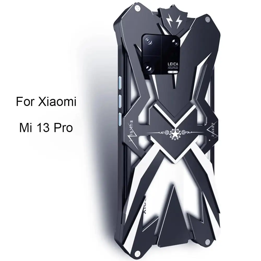 

Hot Metal Steel Machinery Heavy Aluminum For Xiaomi Mi 13 Pro Armor Phone Case Funda For Xiaomi Mi 13 Pro Special Design Coque