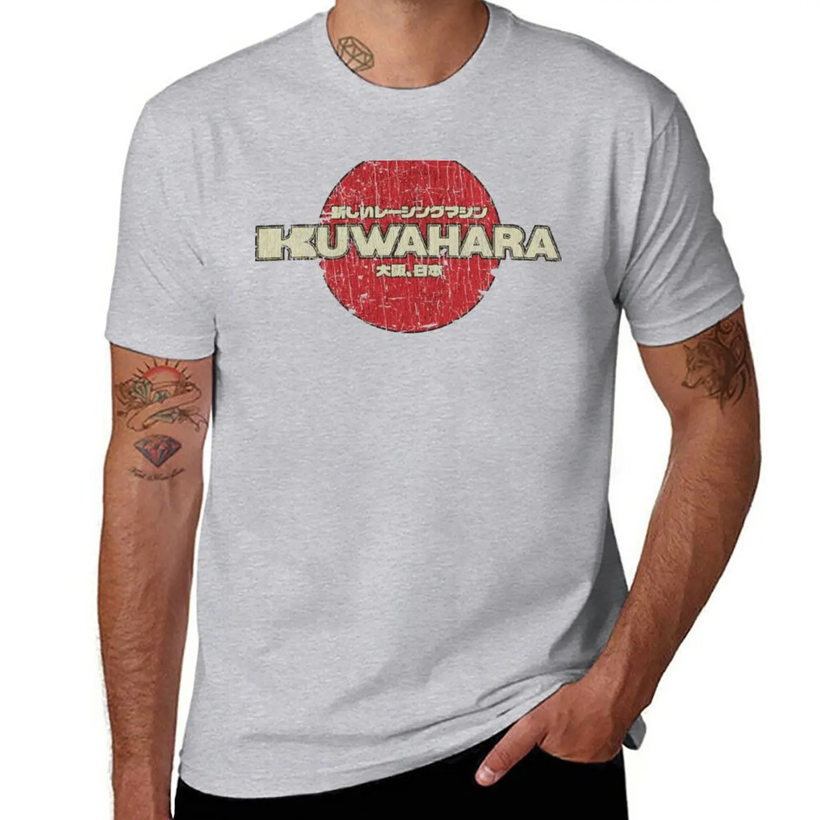 

New Kuwahara The New Racing Machine 1979 T-Shirt man clothes anime mens graphic t-shirts funny