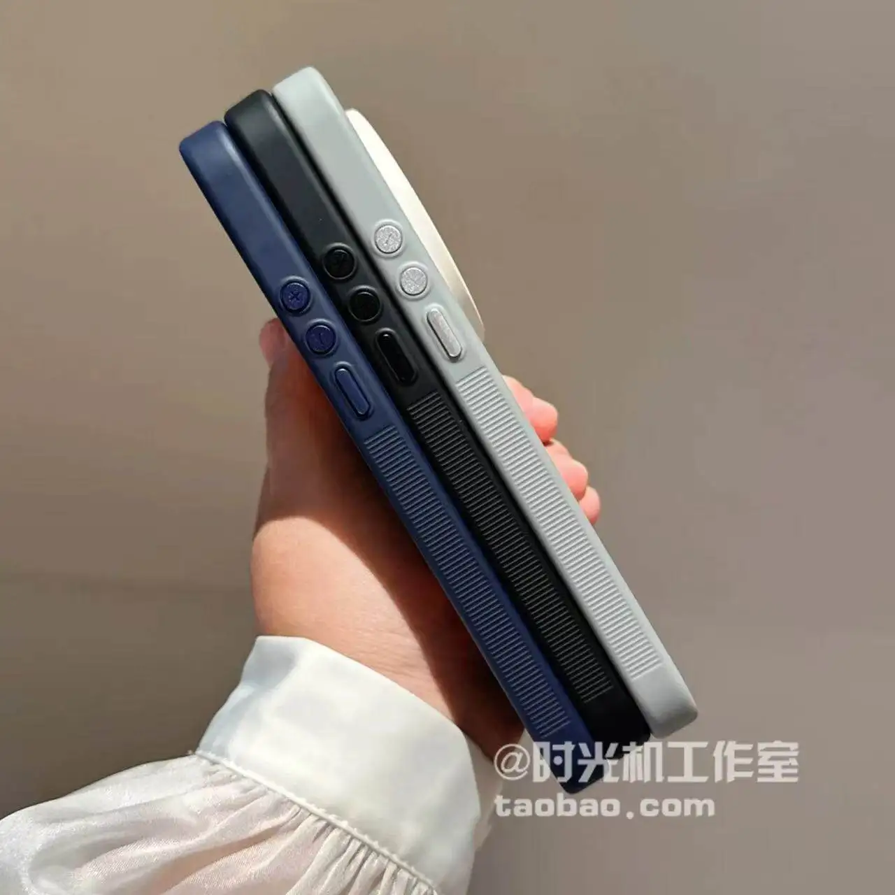 Elegant Magnetic Thin Ring Anti-Drop Case with Wireless Charging Compatibility
