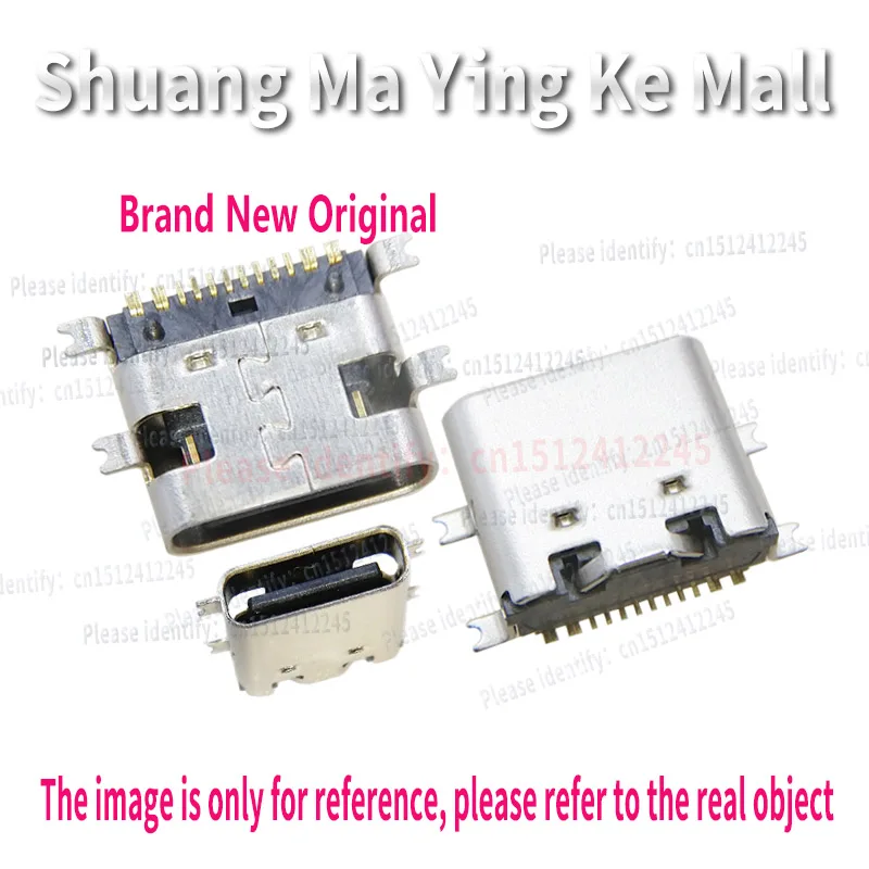 

5PCS USB4110 USB4110-GF-A Connector Type-C 16pin Female Connector, Receptacle for USB-2.0 SMT PCB Top Mount, New Original