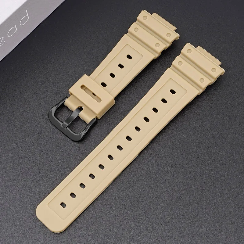 Silicone Soft Resin Watch Strap - 16mm Premium Wrist Band