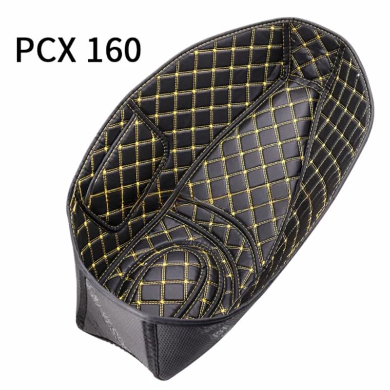PU Rear Trunk Cargo Liner Protector for H-onda PCX125 PCX150 ADV150 PCX160 PCX 150 125 160 Motorcycle motorcycle trunk pad,motorcycle trunk protector,motorcycle trunk liner
