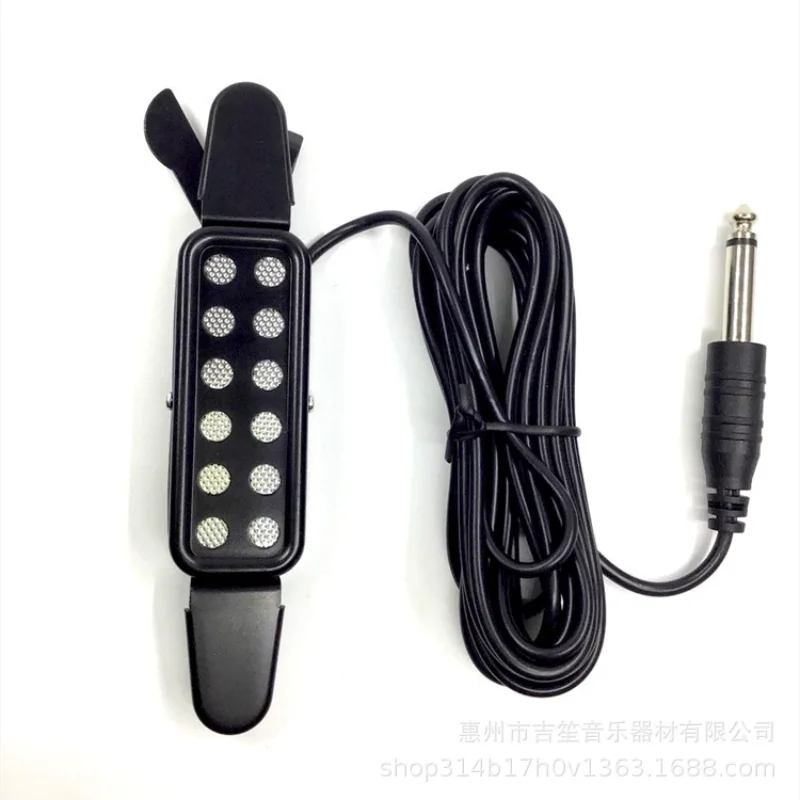 

Acoustic Guitar Pickup Sound Hole Magnetic Transducer Audio Cable Low Noise Professional Guitar Pickup Parts Accessories
