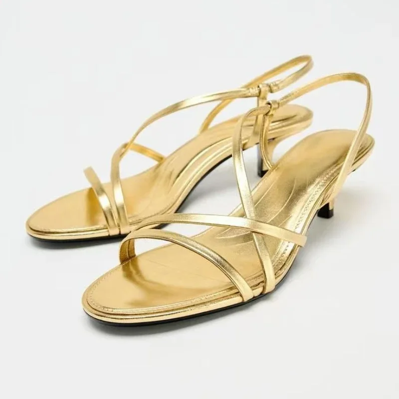 Gold Low Heels Shoes: The Ultimate Summer Dress Shoe for Women Who Value  Style and Comfort