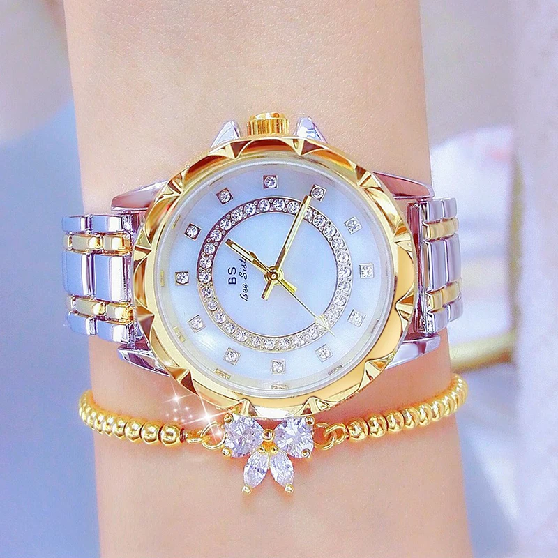 DiamondWomenLuxuryBrandWatch2023RhinestoneElegantLadiesWatches