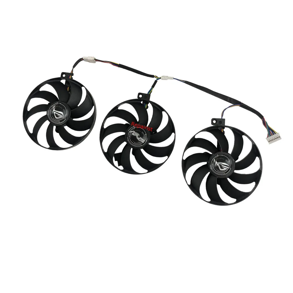3Pcs/Set T129215Su Pld09210S12H Fdc10H12S9-C,Gpu Cooler,Ventilatore Per Schede Grafiche,Per Asus Rog Strix Rtx 2080 Ti Gaming,Per Asus Rog-Strix-Rtx20