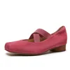 L2504  Susde Leather Solid Elegant Ballet Flats Women Shoes 2025 Spring Style Women Shoes 4