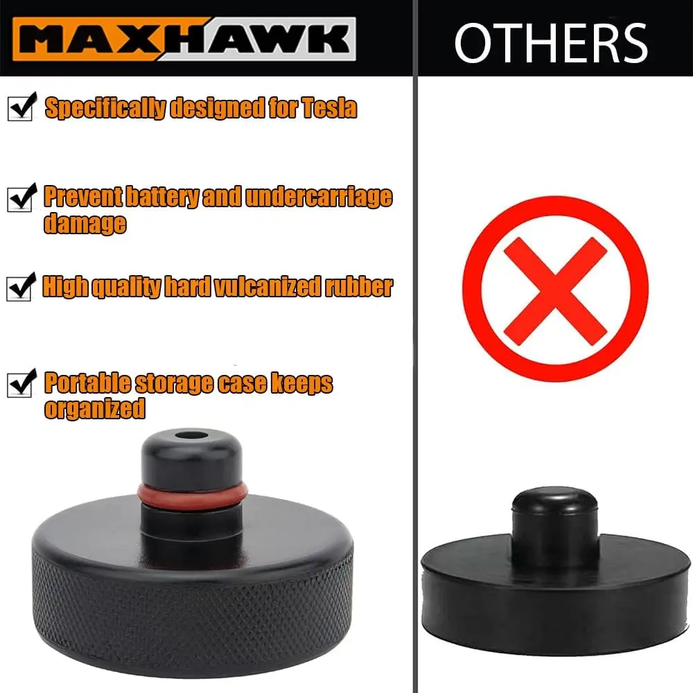 Coussinets De Levage Pour Tesla Model 3/S/X/Y Avec Étui - Protection Batterie Et Châssis