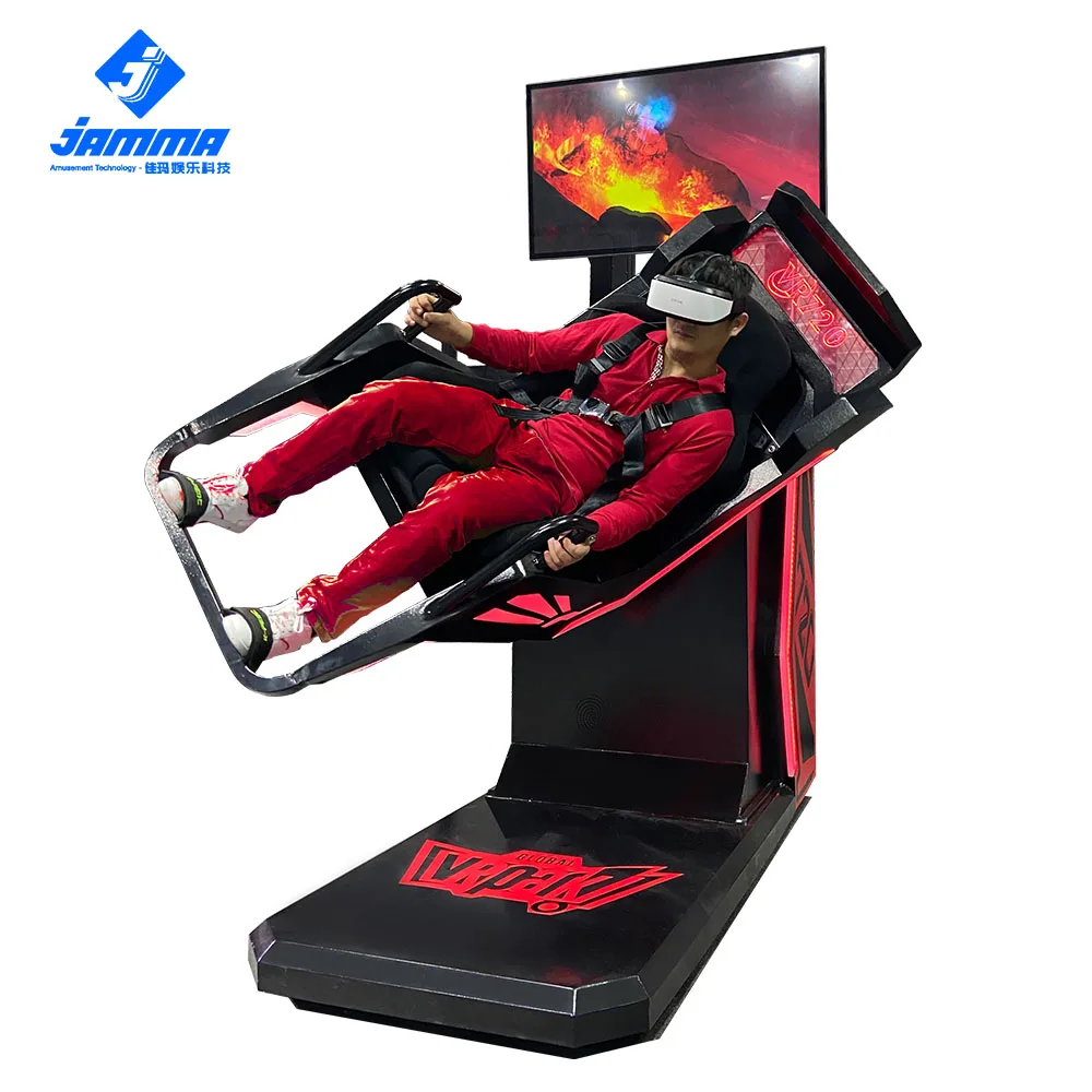 Novo design 9d realidade virtual jogo de corrida 360 graus rotação vr  cadeira movimento para o parque temático - AliExpress