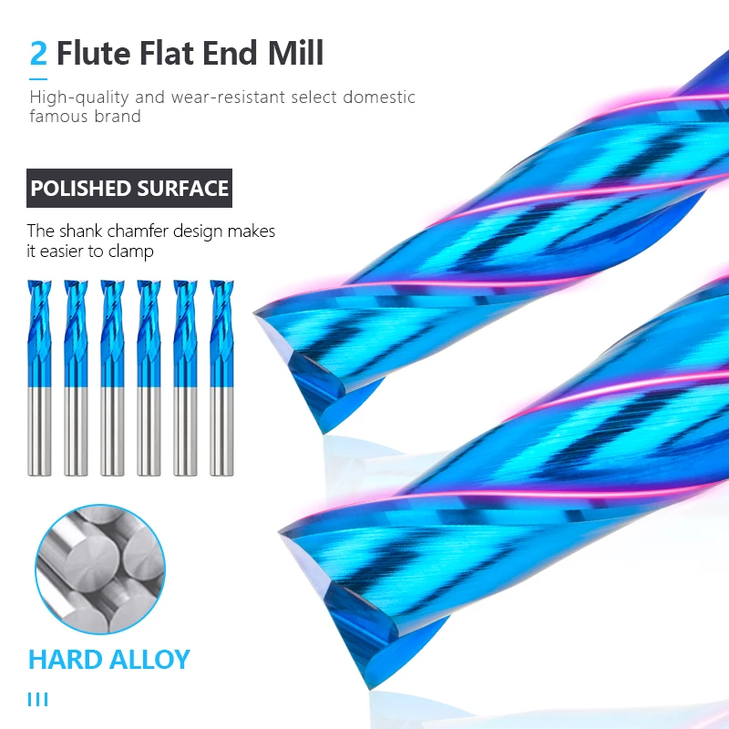 Рисунок 2 - Концевая фреза XCAN с 2 канавками