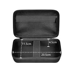 Compact Beard Trimmer & Grooming Kit Storage Case with Inner Mesh Pocket (Onesize)