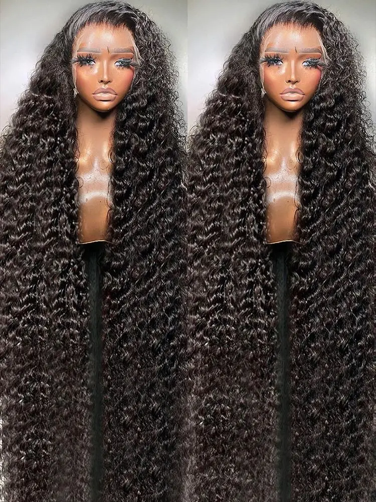 

30 40 Inch Deep Wave 13x4 13x6 Hd Lace Frontal Wig Human Hair Water Wave Curly 360 Hd Lace Front Human Hair Wigs Closure Wigs