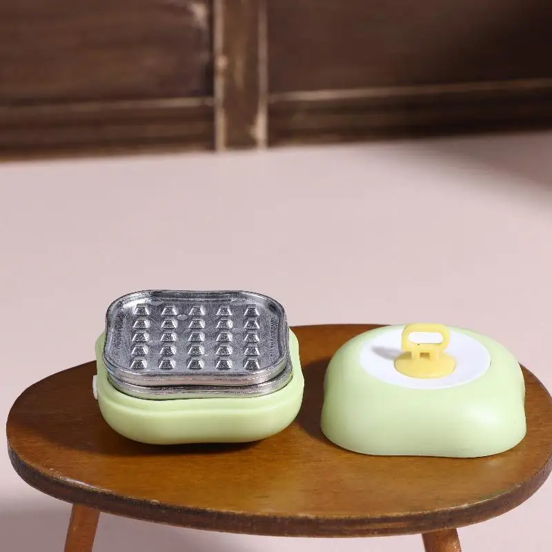 Dollhouse Miniature Kitchenware Dining Table Food Model and Kitchen Decoration Accessories description 5