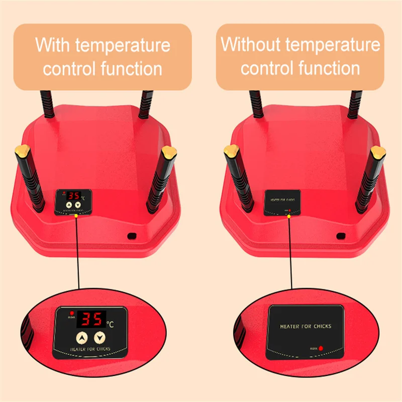 Electric Chick Brooder Heating Plate Adjustable Height Chick Cage Heater Chicken Warmer Easy To Install Convenient Time-saving