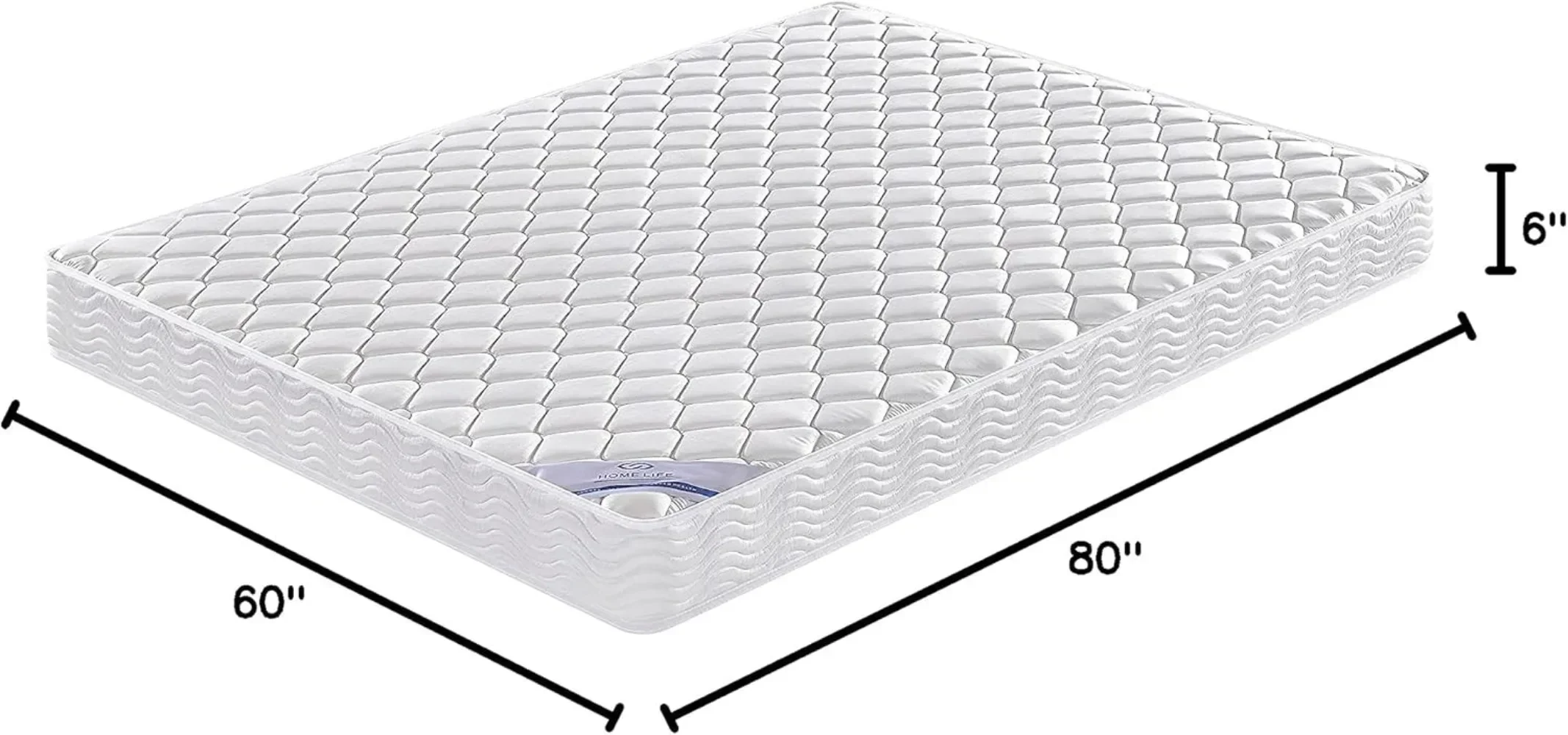 Oliver & Smith Queen Mattress - 6 Inch Hybrid Queen Size Mattress with Pocketed Coil Springs with High Density & Comfort 2