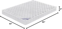 Oliver & Smith Queen Mattress - 6 Inch Hybrid Queen Size Mattress with Pocketed Coil Springs with High Density & Comfort 2
