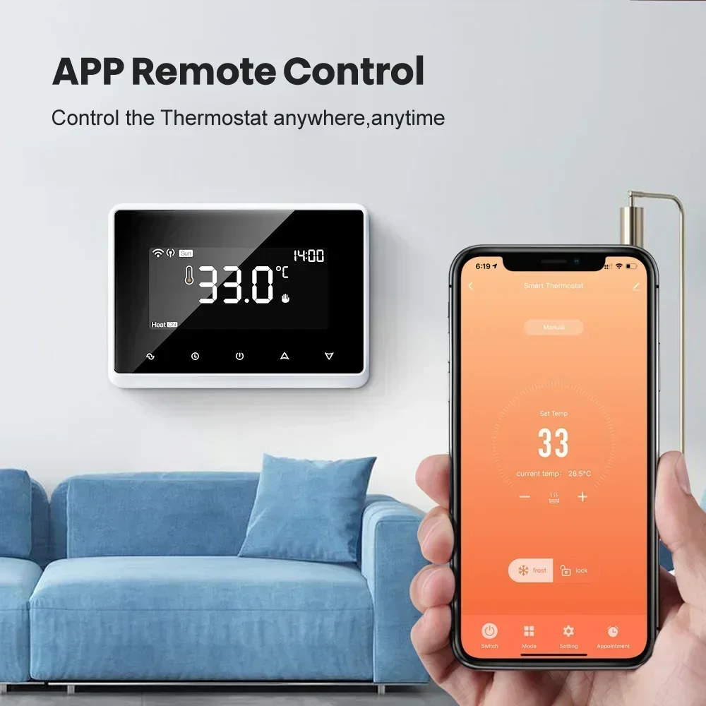 Acquista Termostato Intelligente WiFi Regolatore Di Temperatura - Foto 3