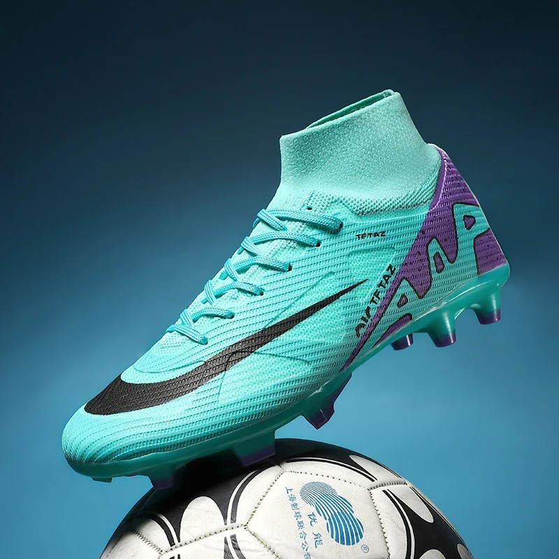 Description Picture 5 of itemNew Men's Football Boots Ultralight Non-Slip Sport Indoor Soccer Shoes Non Slip Fg Turf Futsal Comfortable Grass Adult Cleats