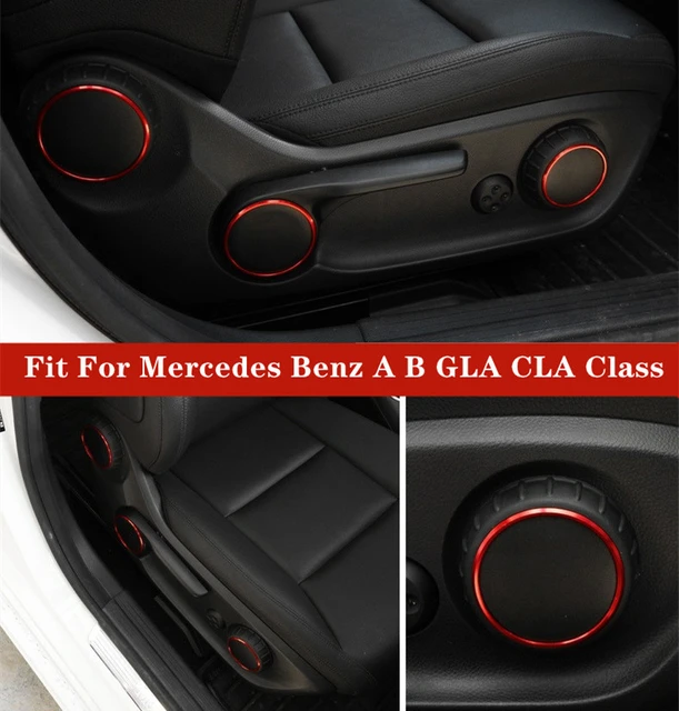 Auto Sitz Einstellung Schalter Dekoration Ring Für Mercedes Benz A B GLA  CLA Klasse W176 W117 W246 C117 A180 Auto innen Zubehör - AliExpress