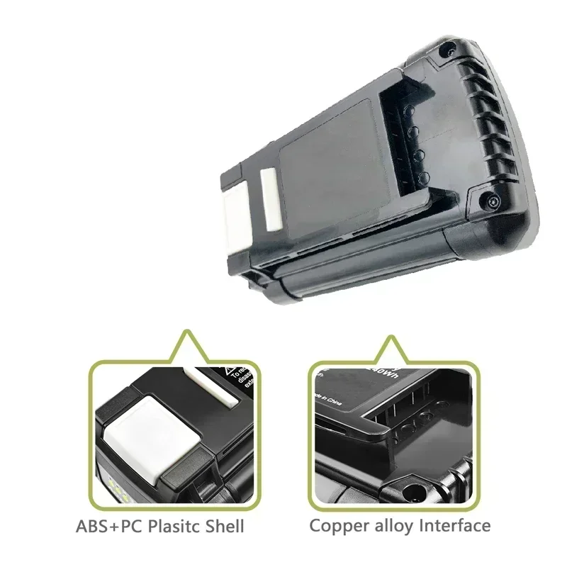 Rechargeable Battery 40V 36V 5AH 7AH High-power Lithium Battery Ryobi G-MAX RY40200 Snow blower Chainsaw Lawn mower Battery