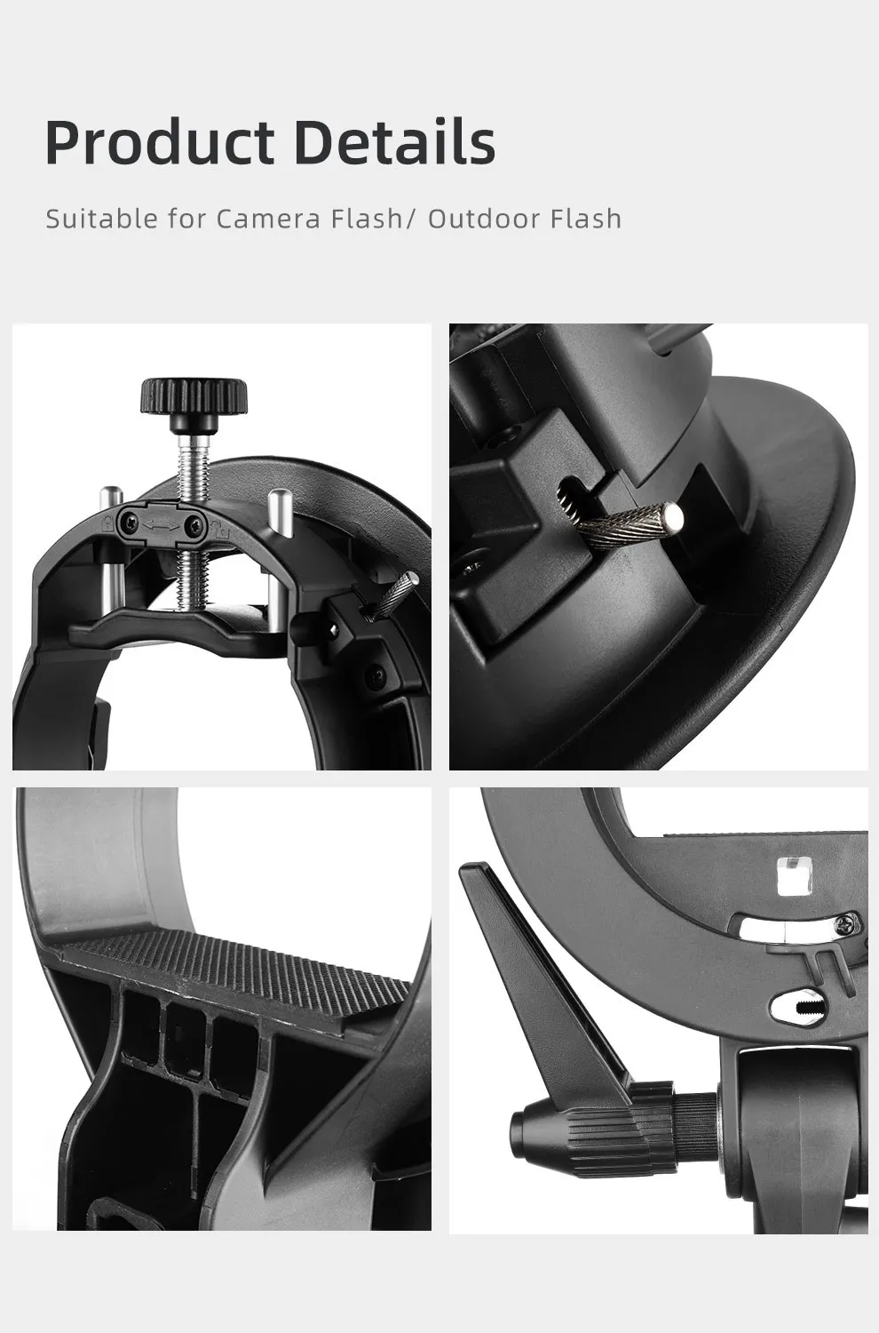 Godox S-Type Bracket Bowens S Mount Holder for Speedlite Flash Snoot Softbox Bea