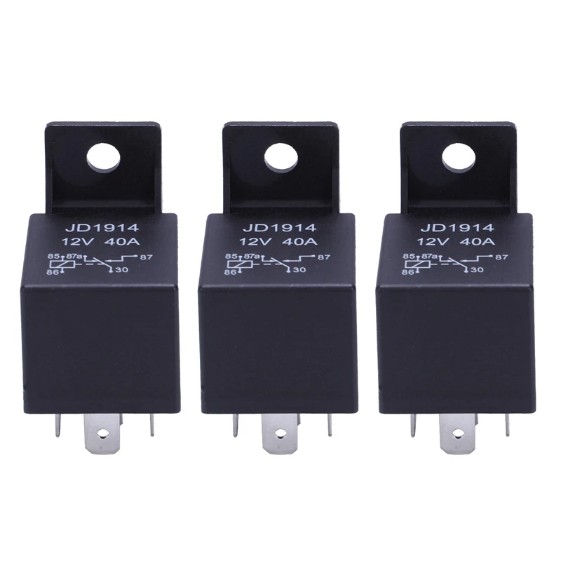 

3x12V 40A AMP 5-контактное Реле переключения автомобиля мотоцикла лодки велосипеда