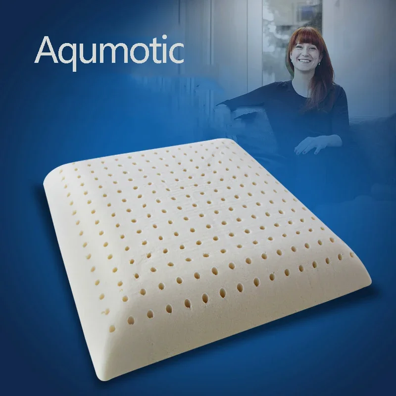 Aqumotic Natural Latex Throw Pillow Standard for Couch Cushion 1pc 35cm 40cm 45cm Multi Size Square Organic Breathable Pillows 3