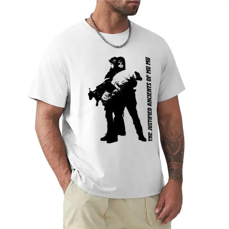 

The Klf Justified Ancients Of Mu Mu T-Shirt Short t-shirt boys white t shirts anime clothes vintage t shirt Men's cotton t-shirt