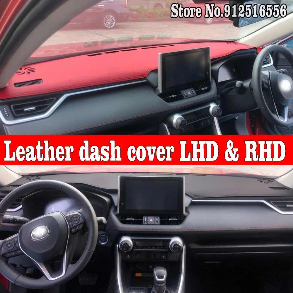 Car Accessories Leather Dashmat Dash Mat Pad Dashboard Cover Carpet For