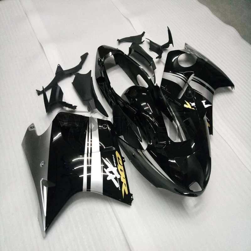 

injection Fairings kit for CBR1100 XX 1997 2000 2001 2002 2003 black silver ABS plastic bodywork kit motorcycle fairings