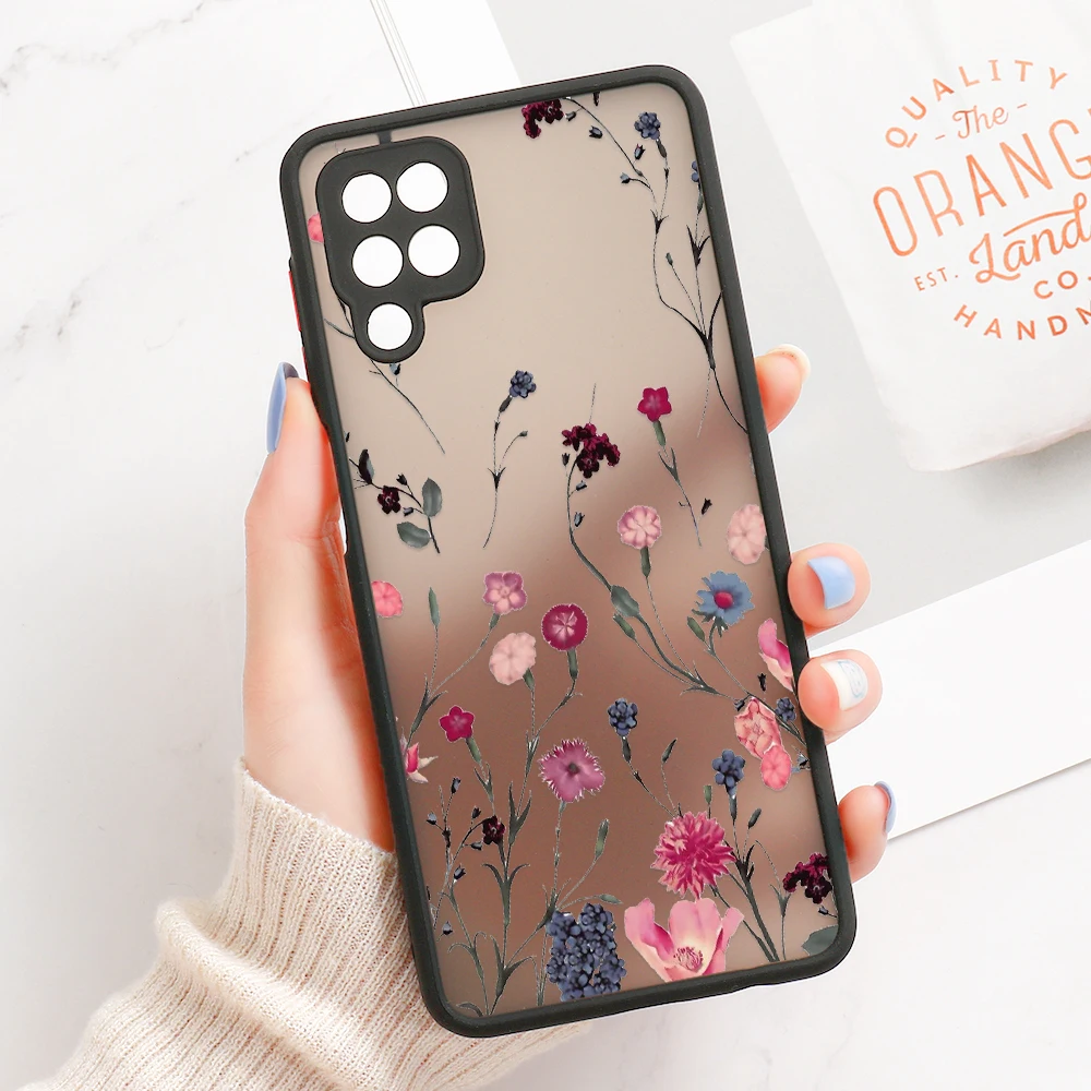 Floral Design Hard Phone Case Protective Cover