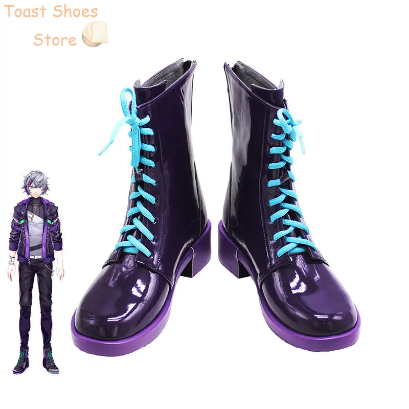 

Fuwa Minato Cosplay Shoes Halloween Carnival Boots PU Shoes Vtuber Cosplay Props Costume Prop