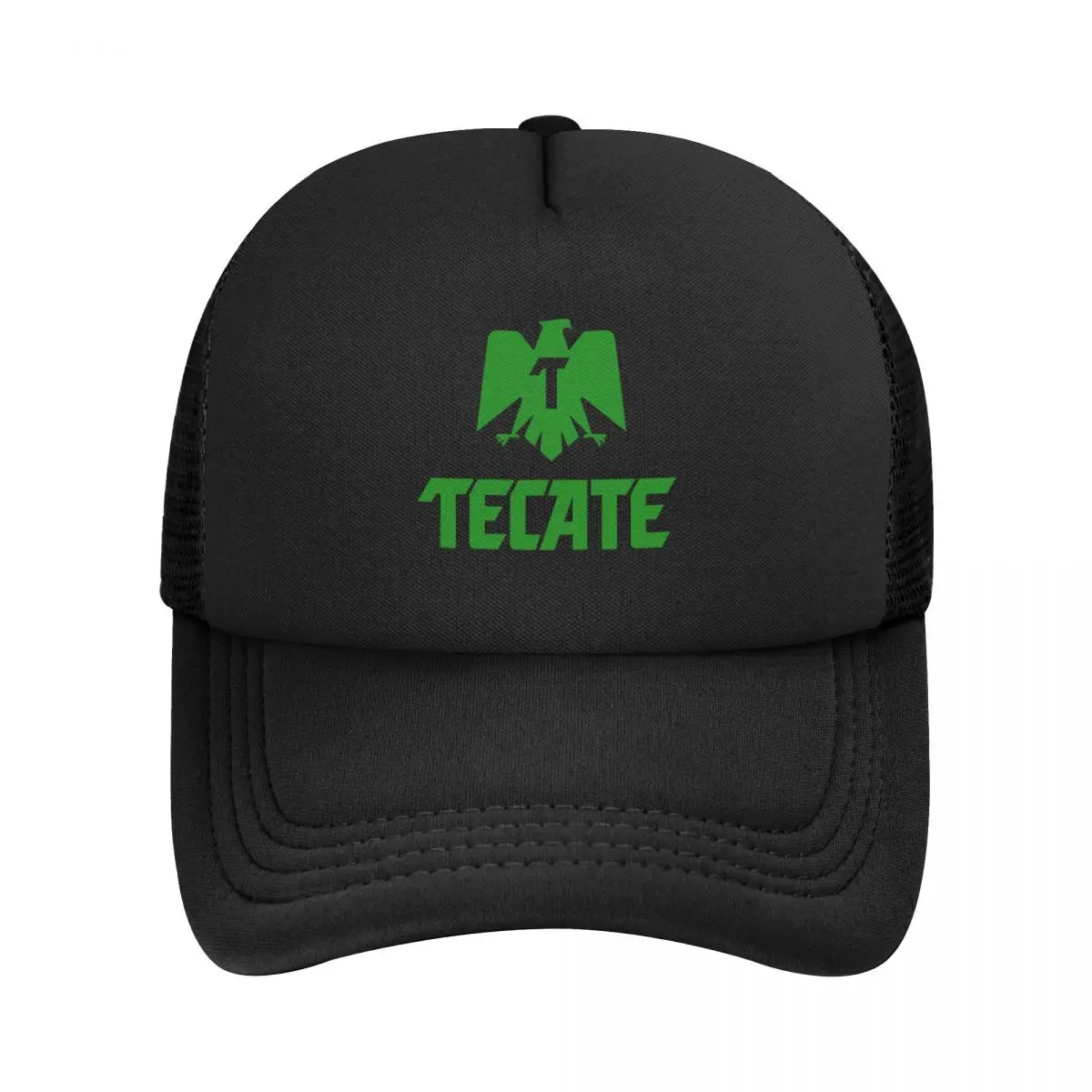 

Punk Green Tecates Beer Baseball Cap Men Women Breathable Trucker Hat Sun Protection