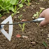 Garden Hoe Tools, All-Steel Hardened Hollow Hoe, Sharp Garden Weeding Tools, Hand Hoe Gardening Edger Weeder Tool 1